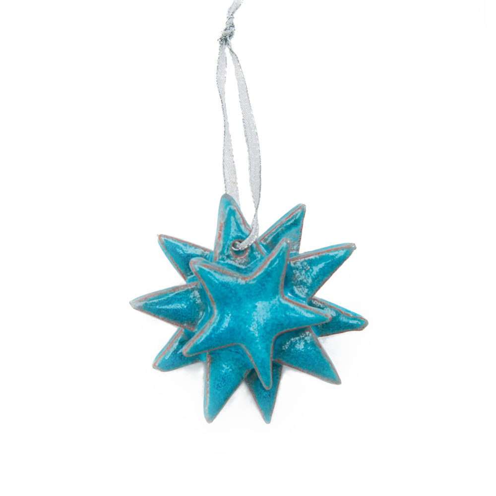 Large Turquoise Star